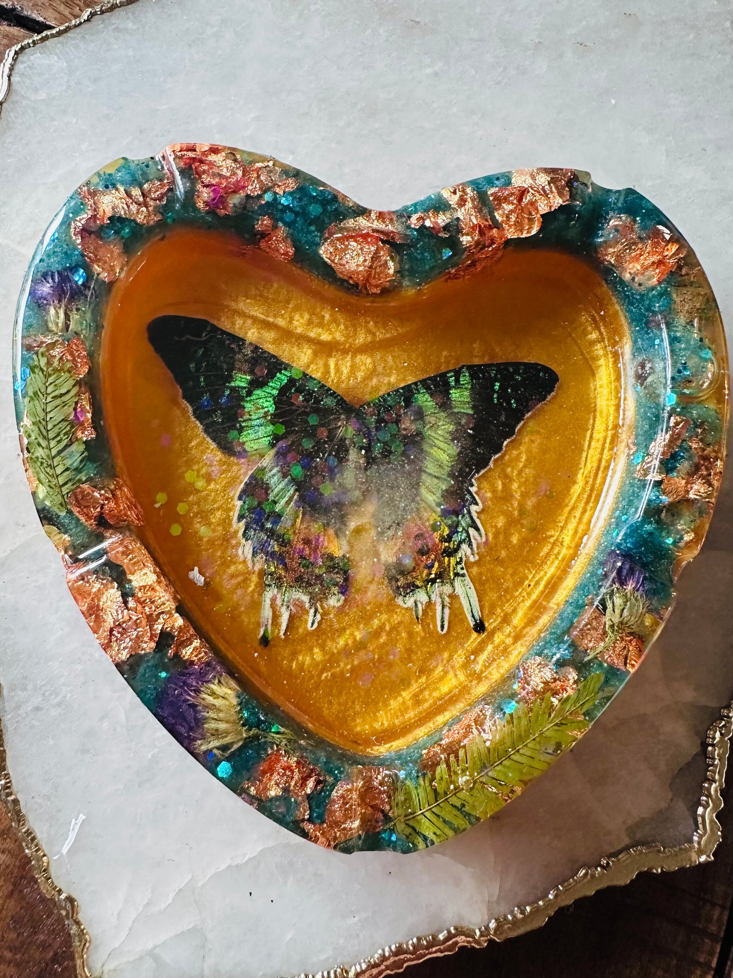 Butterfly Resin Ashtray