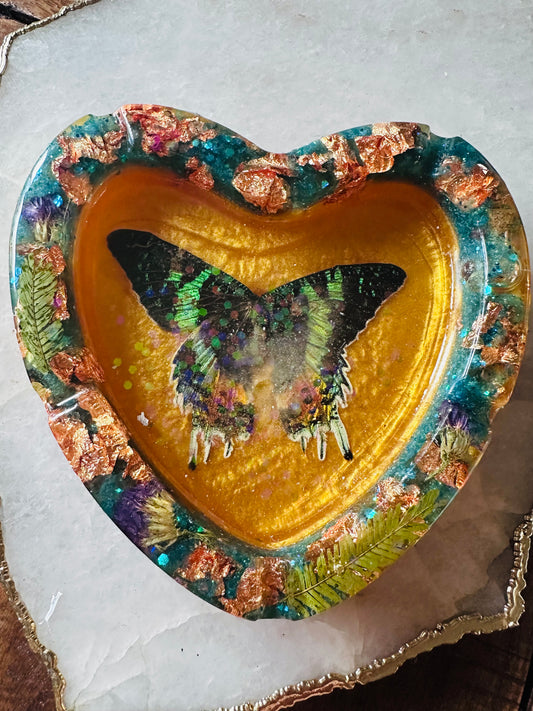 Butterfly Resin Ashtray